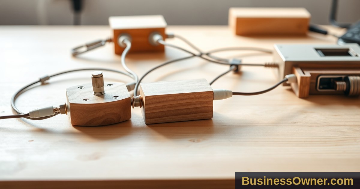 Interconnected blocks on a desk with one piece pulled away, illustrating third-party dependency risks.